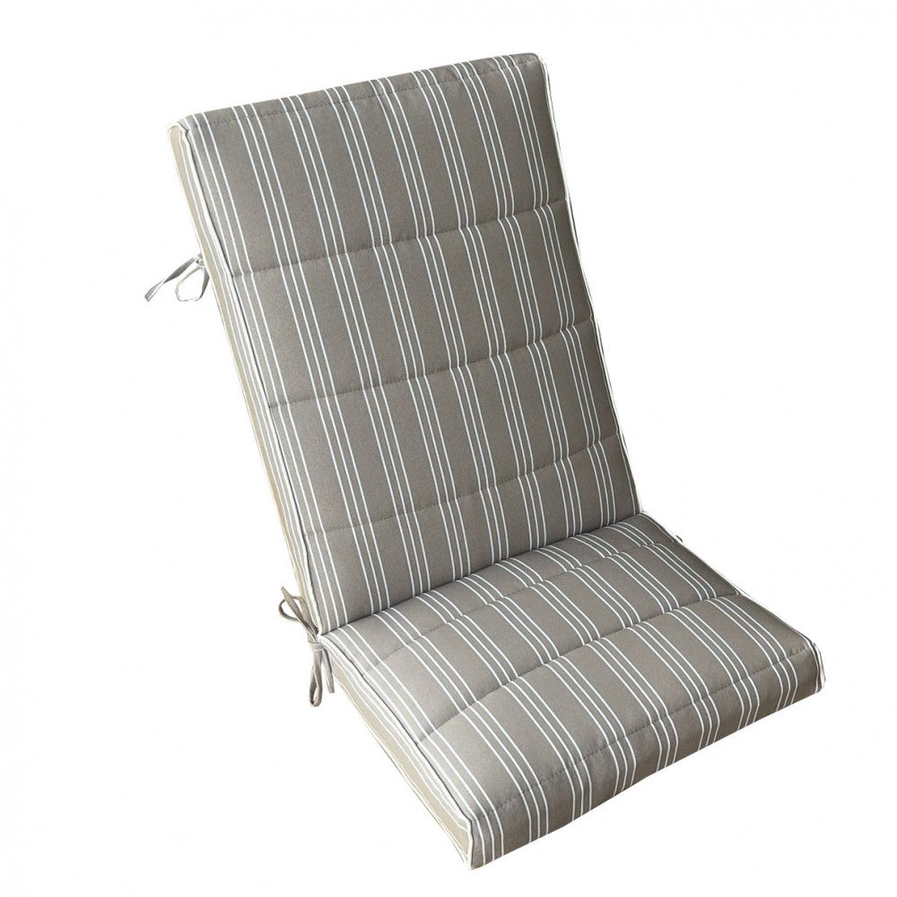 Cuscino king medio righe tortora