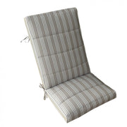 Cuscino king medio righe tortora