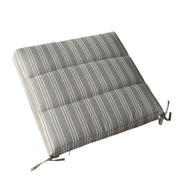 Cuscino king seduta large righe tortora