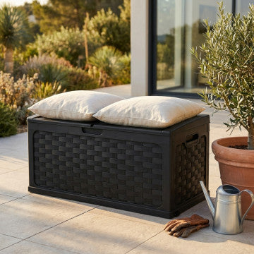 Cassapanca rattan style