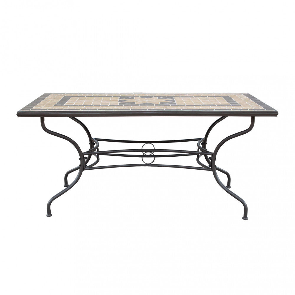 Tavolo rettangolare nereo 160 x 90