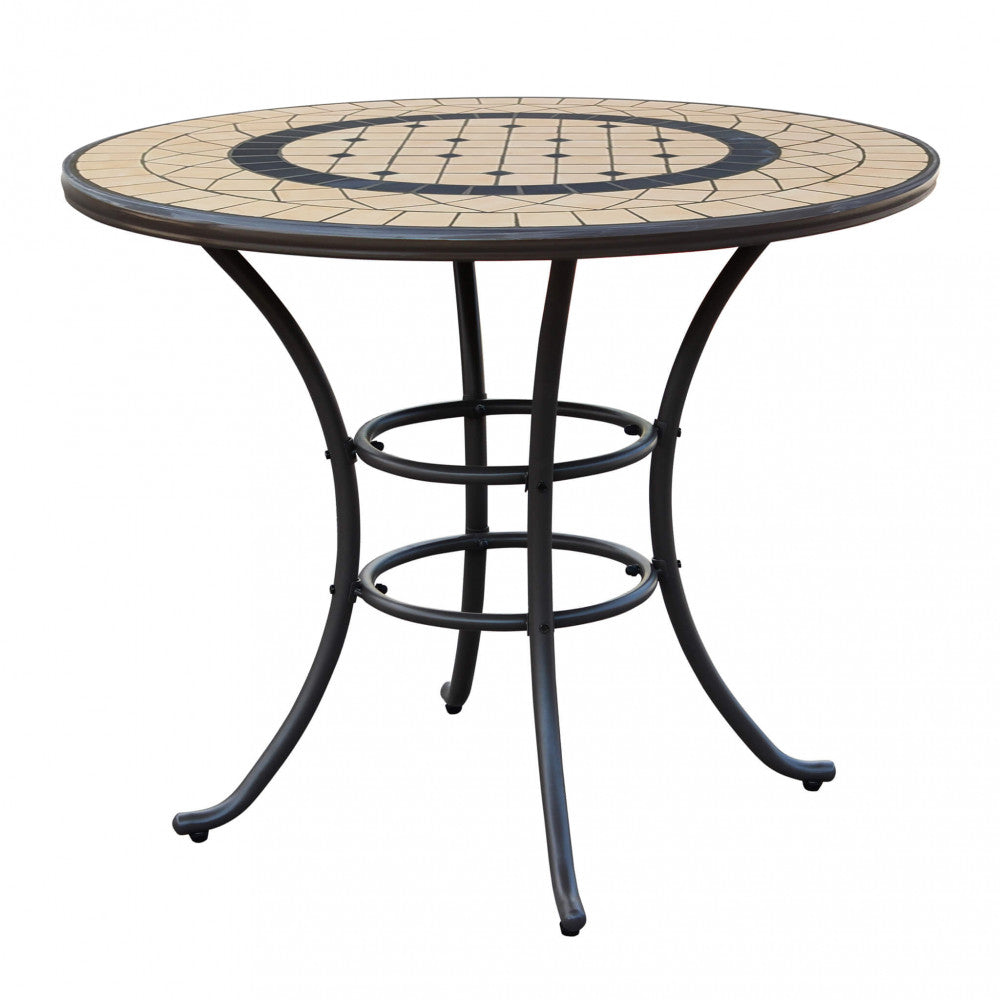 Tavolo rotondo nereo ø 90