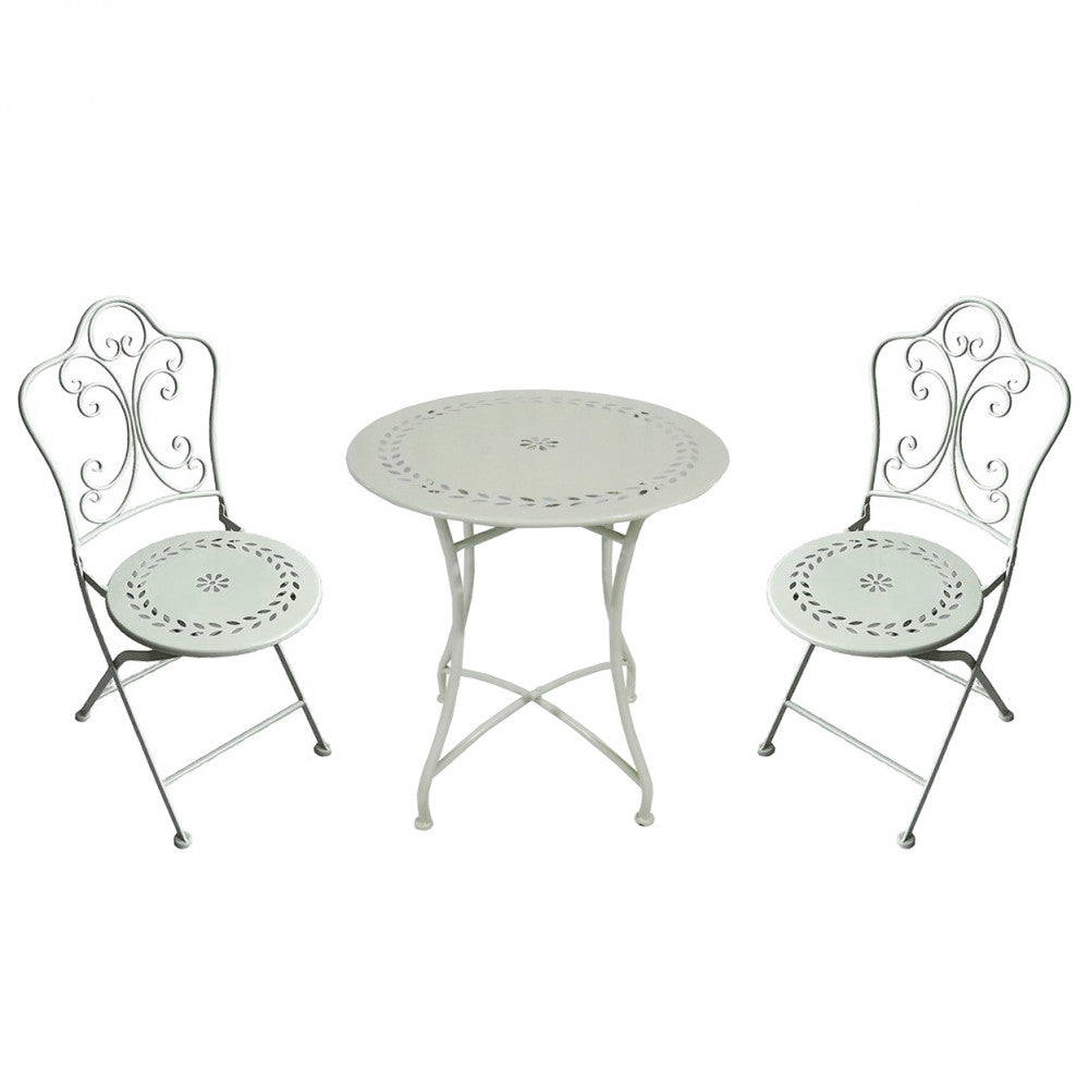 Set 2 sedie e tavolo rotondo ø 60 morfeo