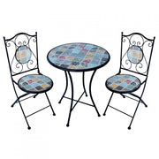 Set 2 sedie e tavolo rotondo ø 60 nike