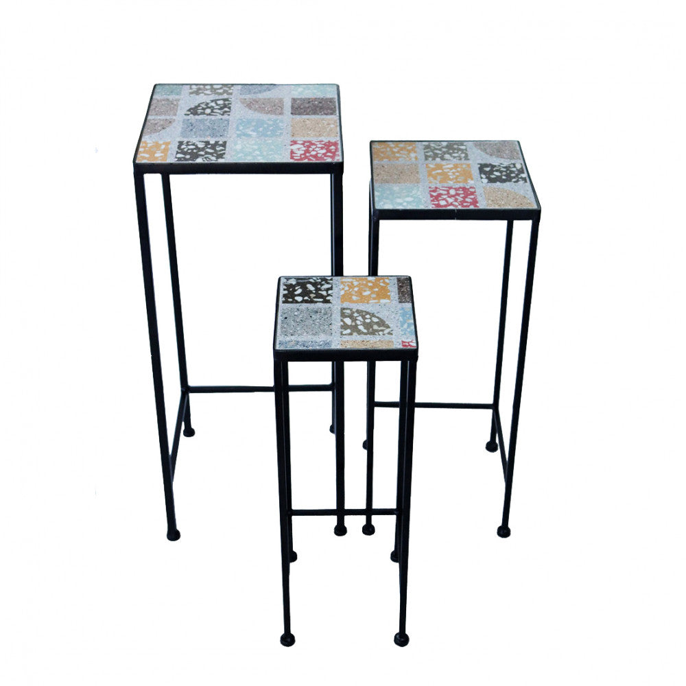 Set di 3 fioriere quadrata nike