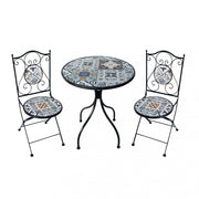 Set of 2 chairs and a round table ø 60 Persephone