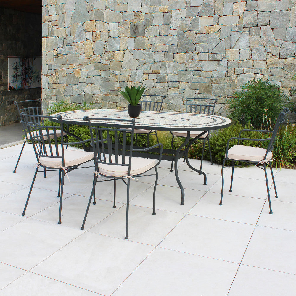 Tavolo ovale dedalo 200 x 100