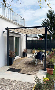 Gazebo astoria 3 x 4 antracite telo beige