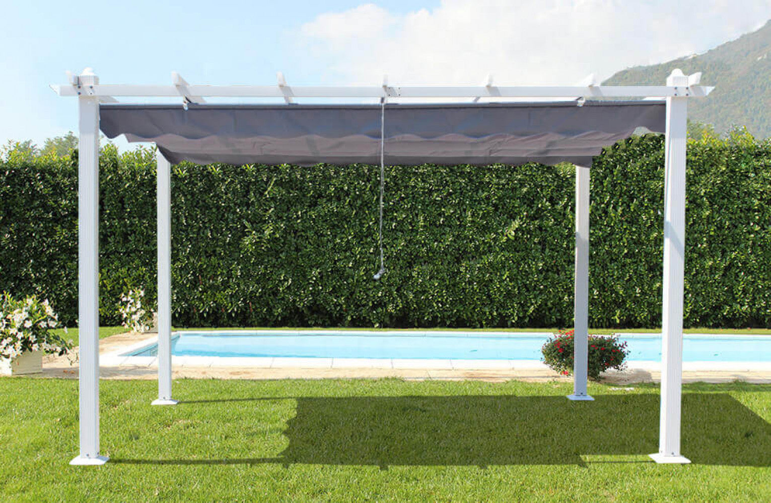 Gazebo astoria 3 x 3 tortora telo grigio