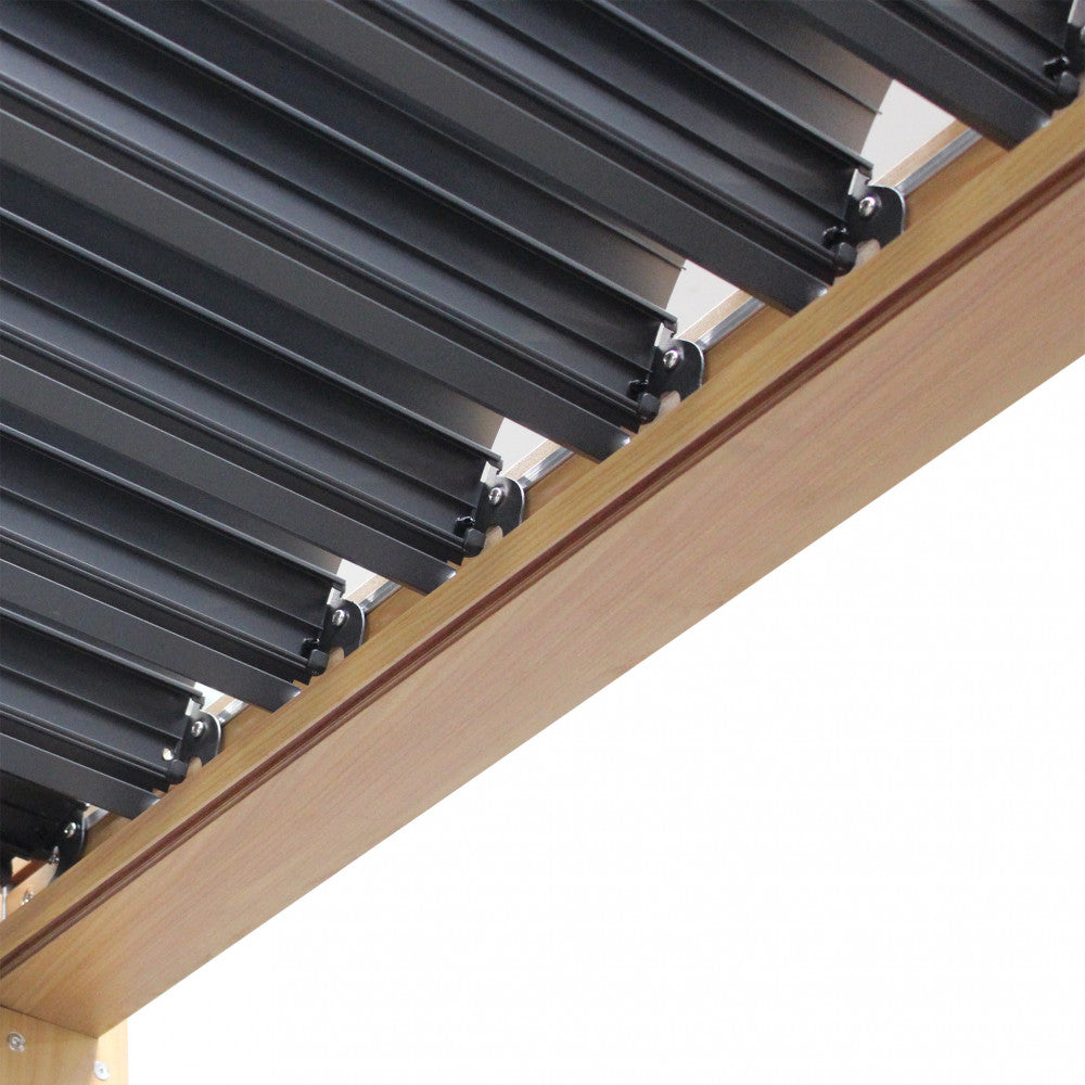 Pergola bioclimatica 3 x 4 effetto legno