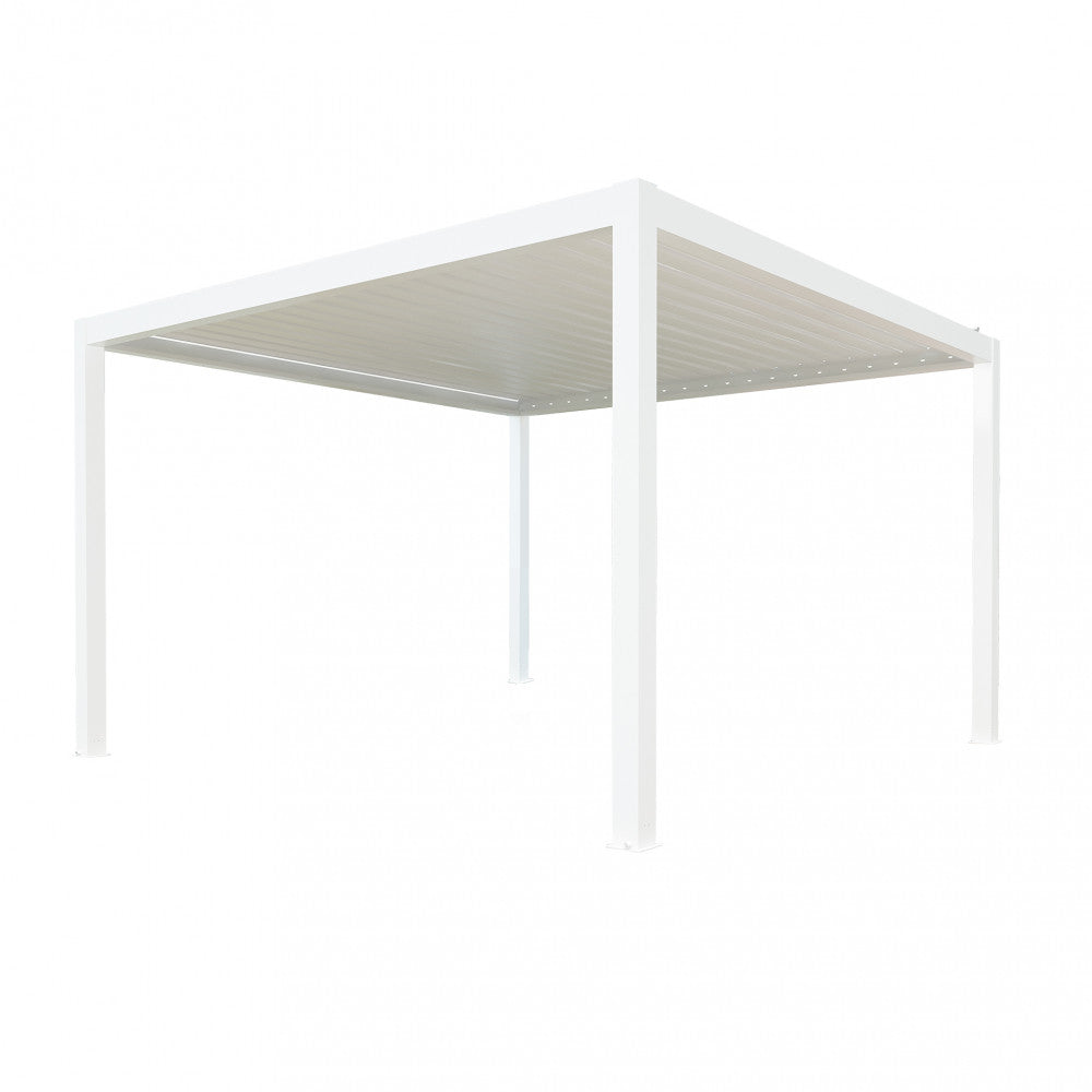 Pergola bioclimatica 3 x 4 motorizzata con led