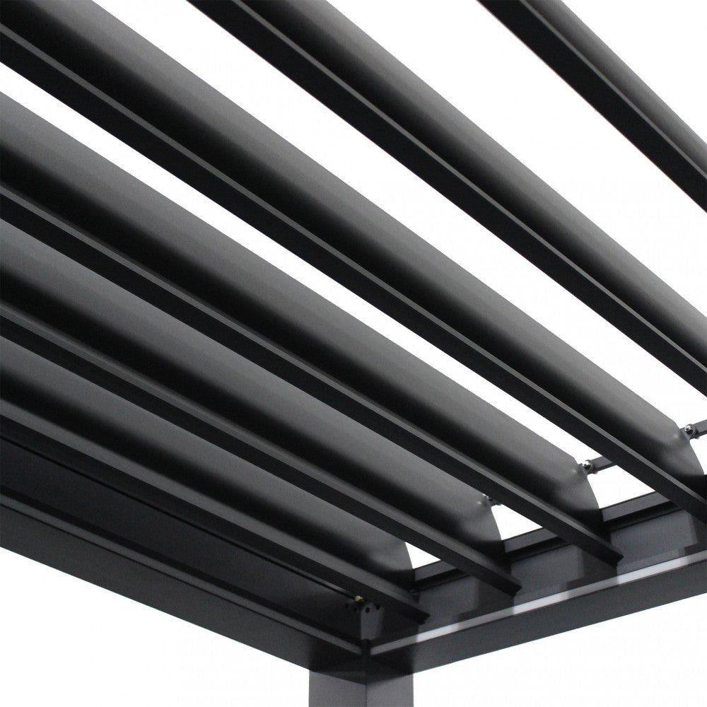 Pergola bioclimatica 4 x 4 motorizzata con led