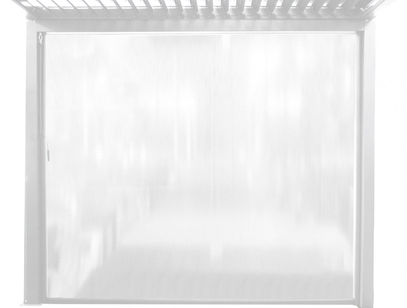 Laterale per lato da 3 m pergola bioclimatica pvc