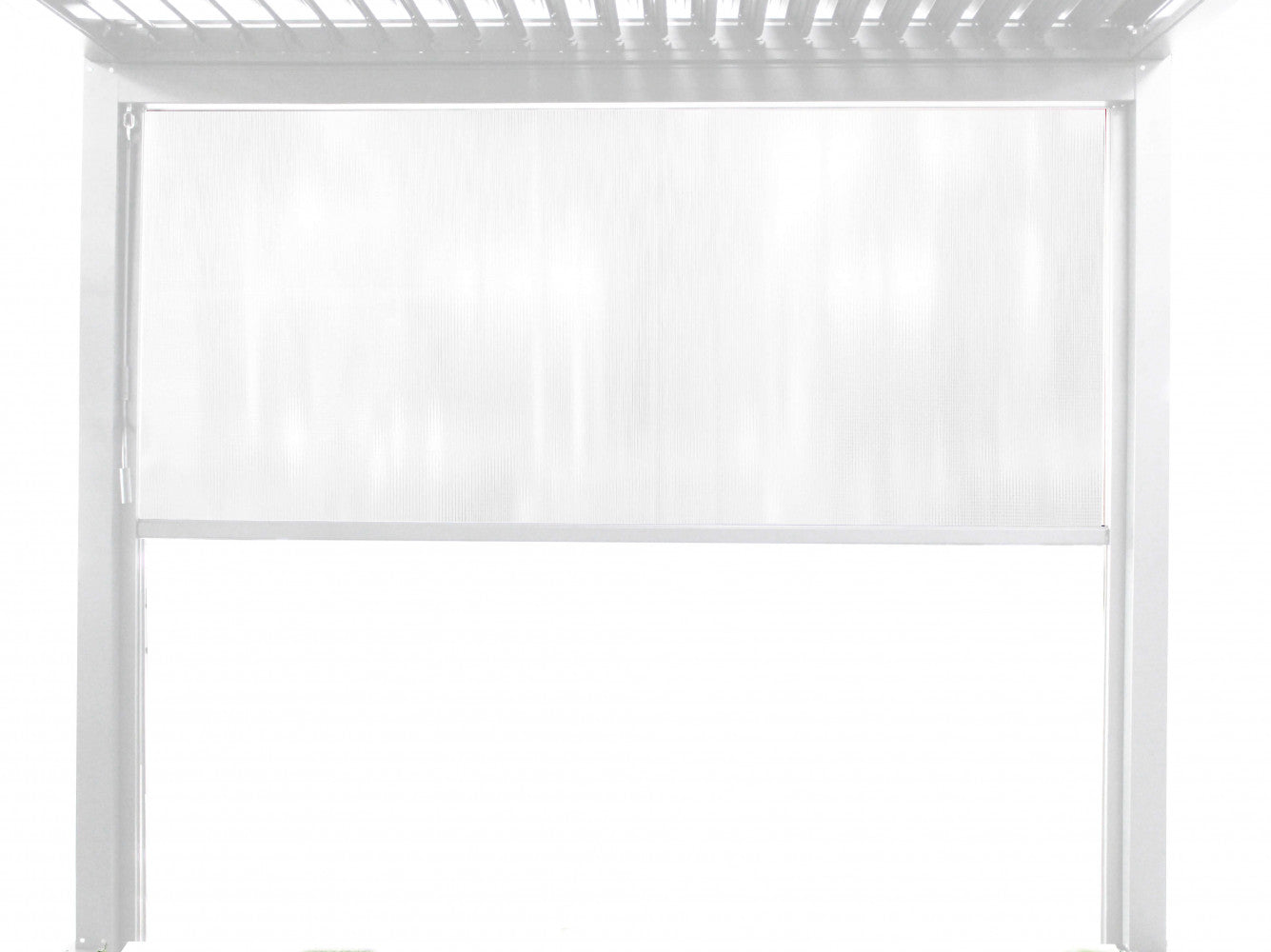 Laterale per lato da 3 m pergola bioclimatica pvc