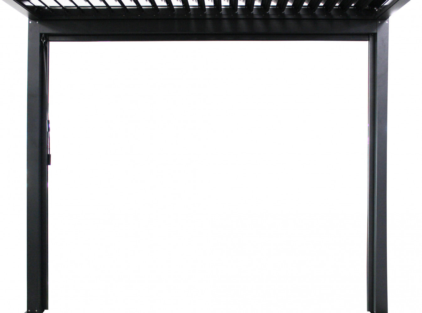 Laterale per lato da 3 m pergola bioclimatica pvc