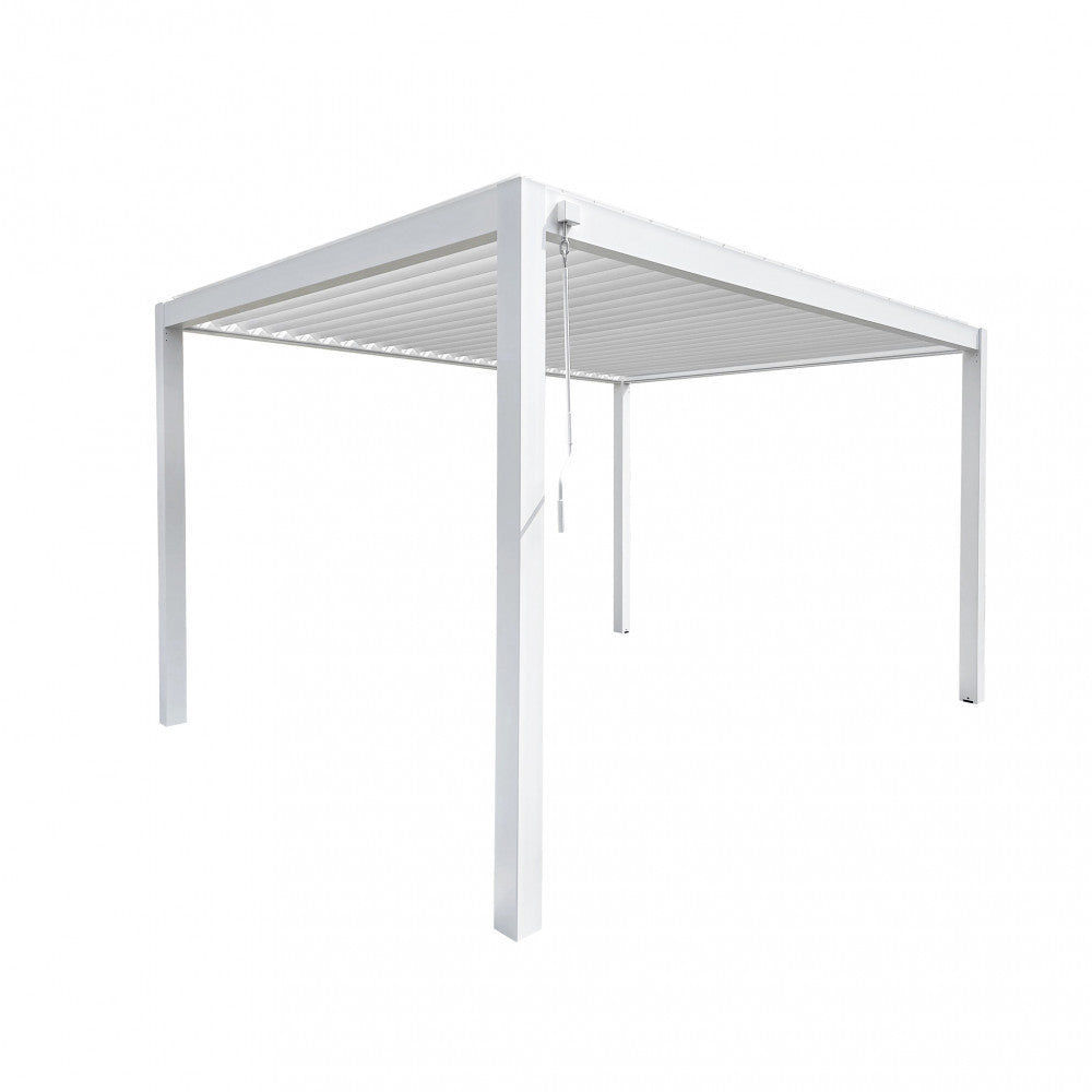 Pergola bioclimatica 3 x 3 con doppia lamella