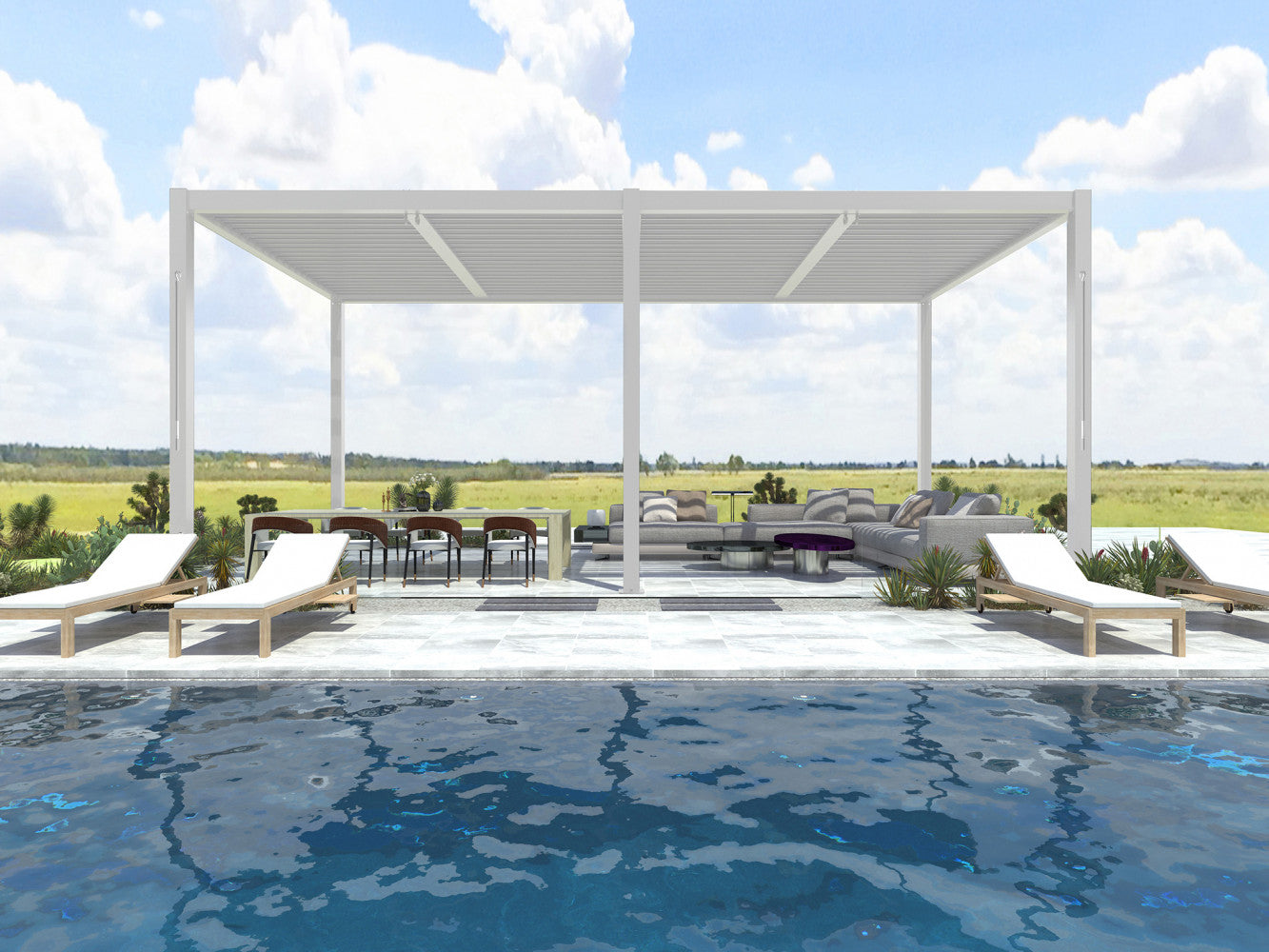 Pergola bioclimatica 5,8 x 3