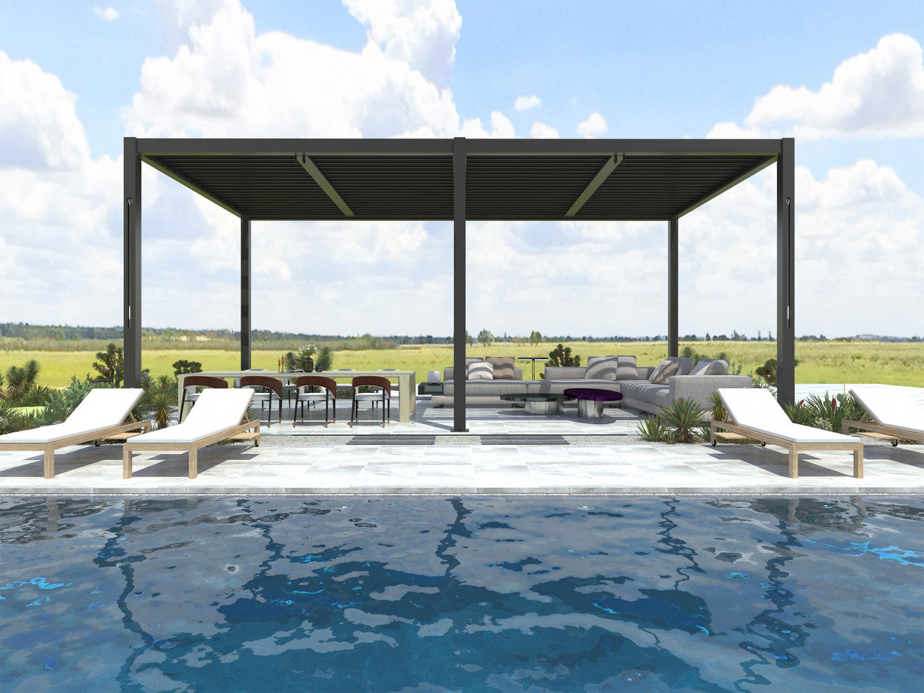 Pergola bioclimatica 5,8 x 3