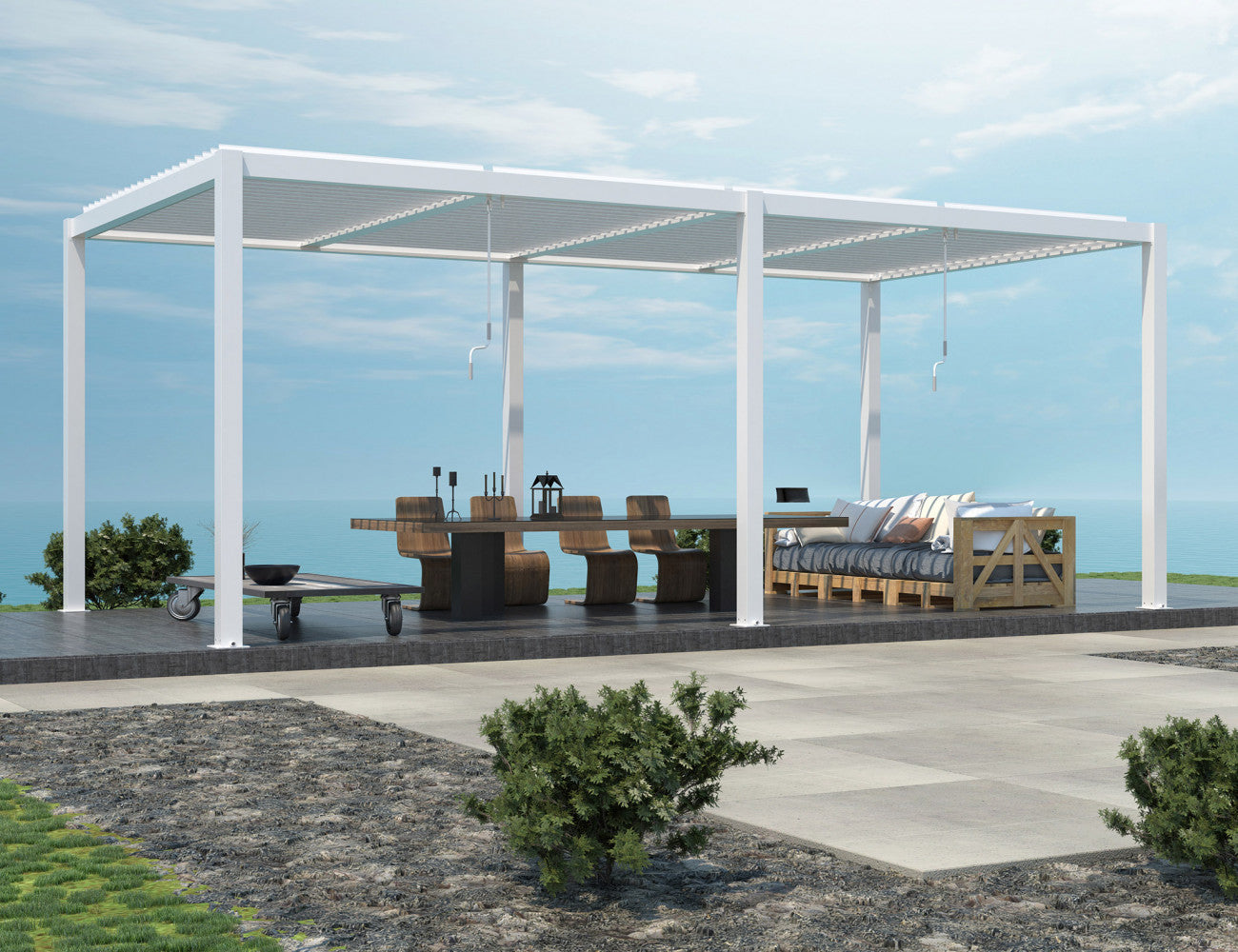Pergola bioclimatica 7,8 x 4