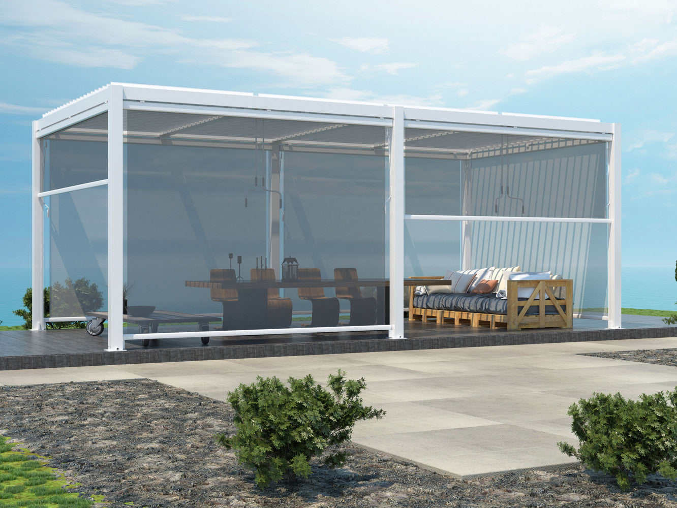 Pergola bioclimatica 7,8 x 4