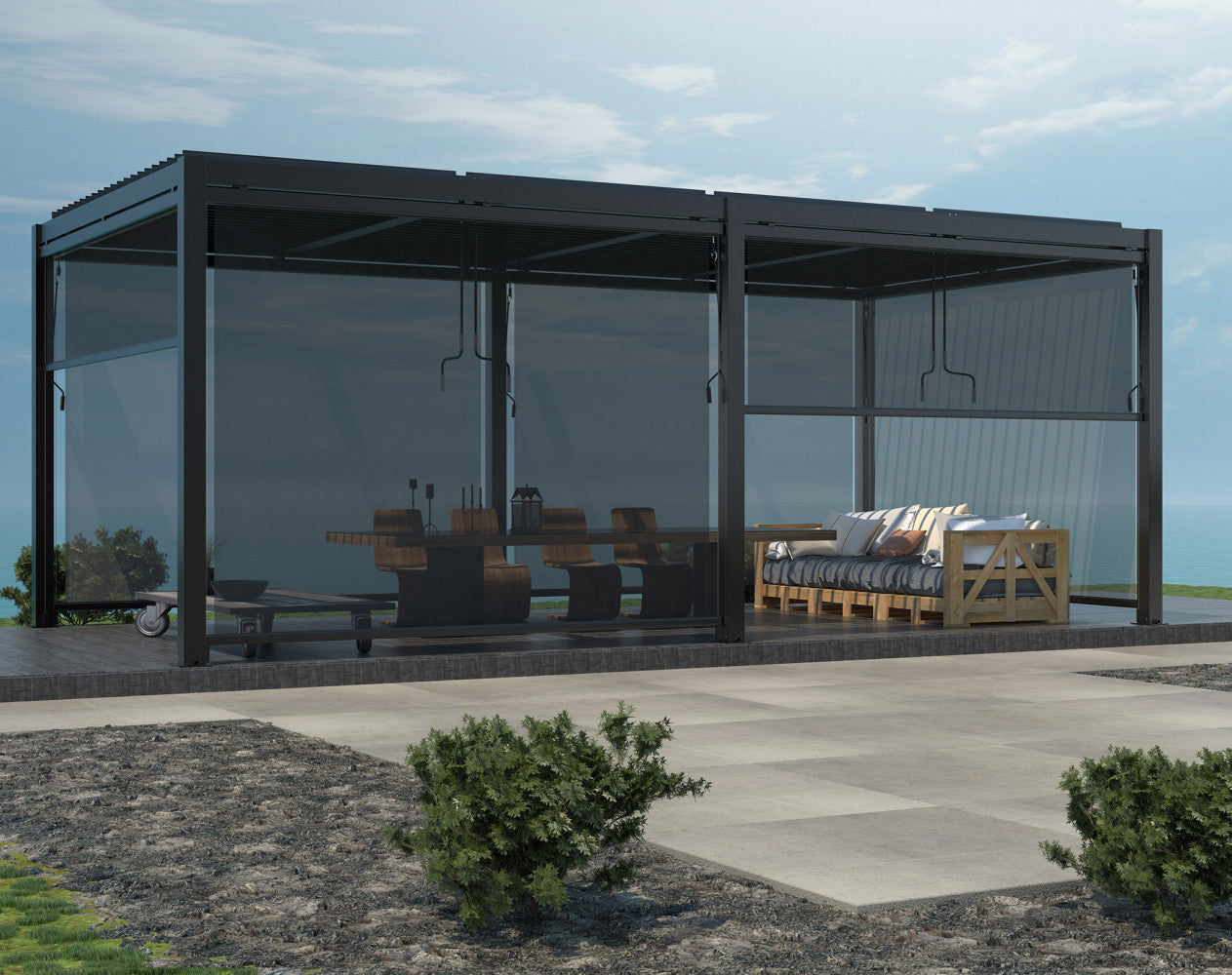 Pergola bioclimatica 7,8 x 4