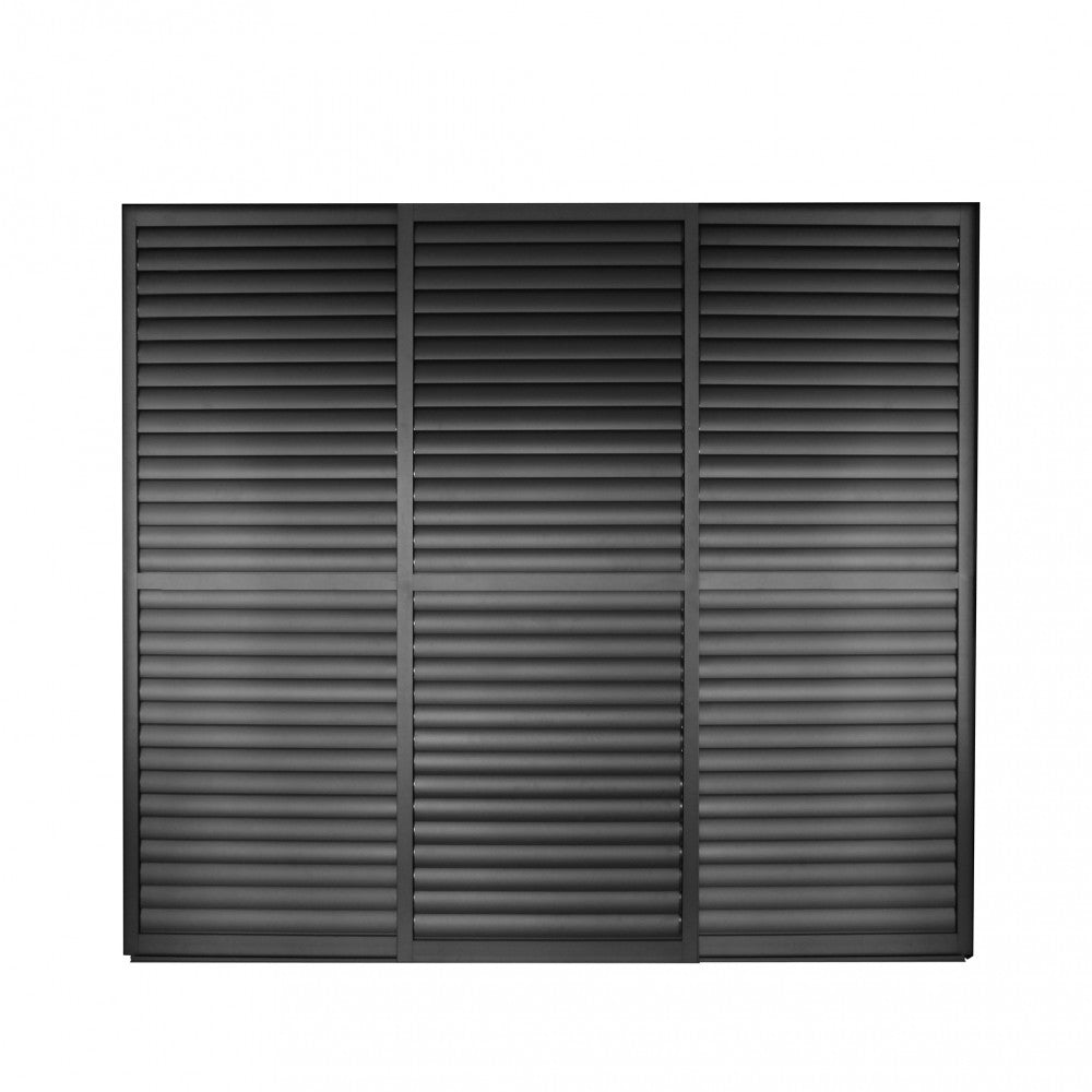 Laterale scorrevole con lamelle per lato da 3 m pergola bioclimatica