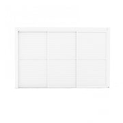 Laterale scorrevole con lamelle per lato da 4 m pergola bioclimatica