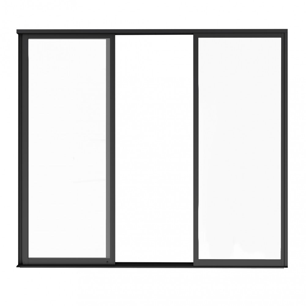 Laterale scorrevole con vetro per lato da 3 m pergola bioclimatica