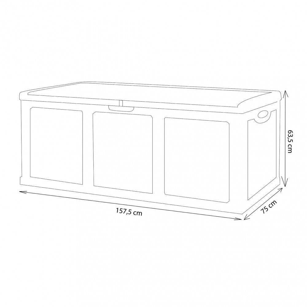 Cassapanca rattan style xxl