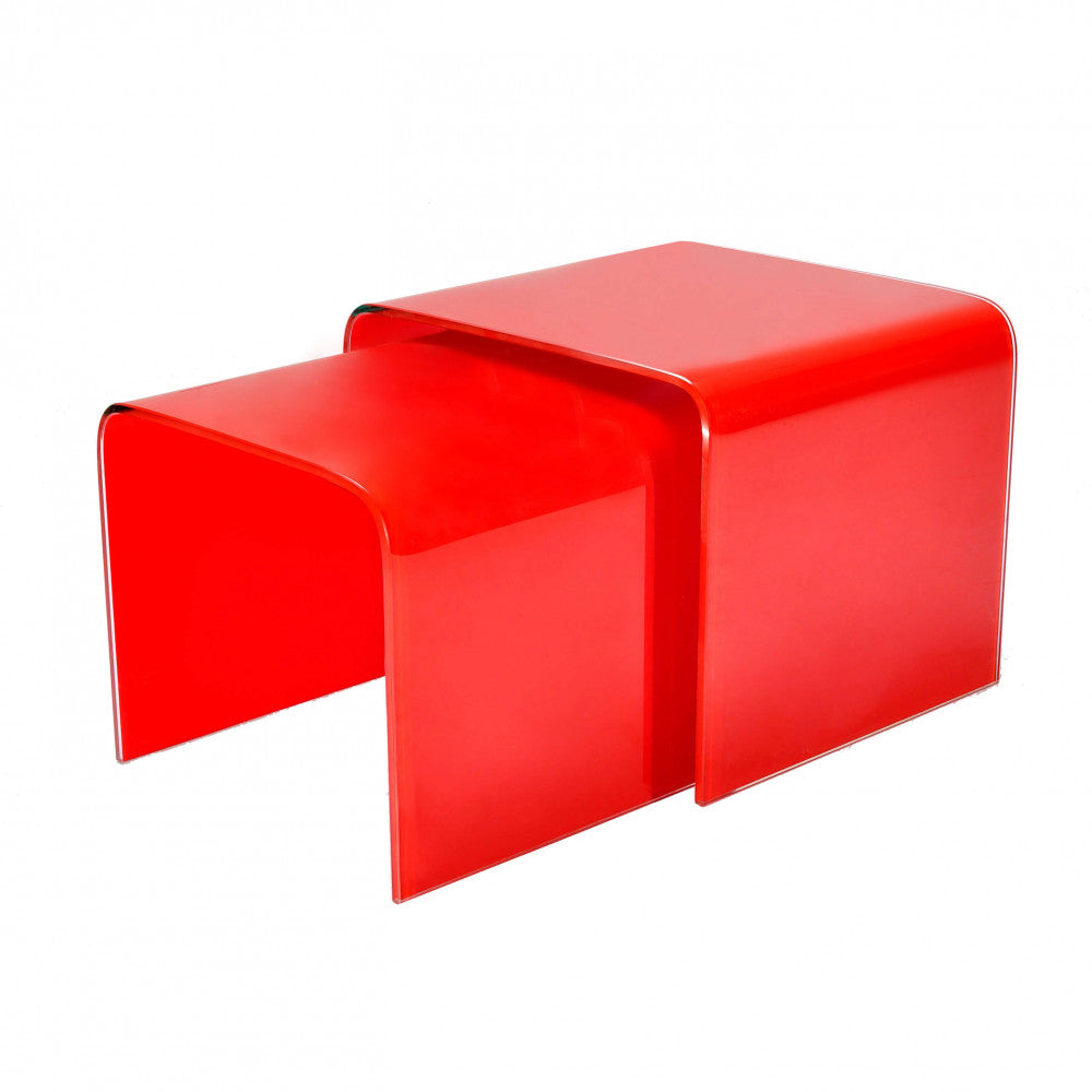 Set tavololini dada rosso