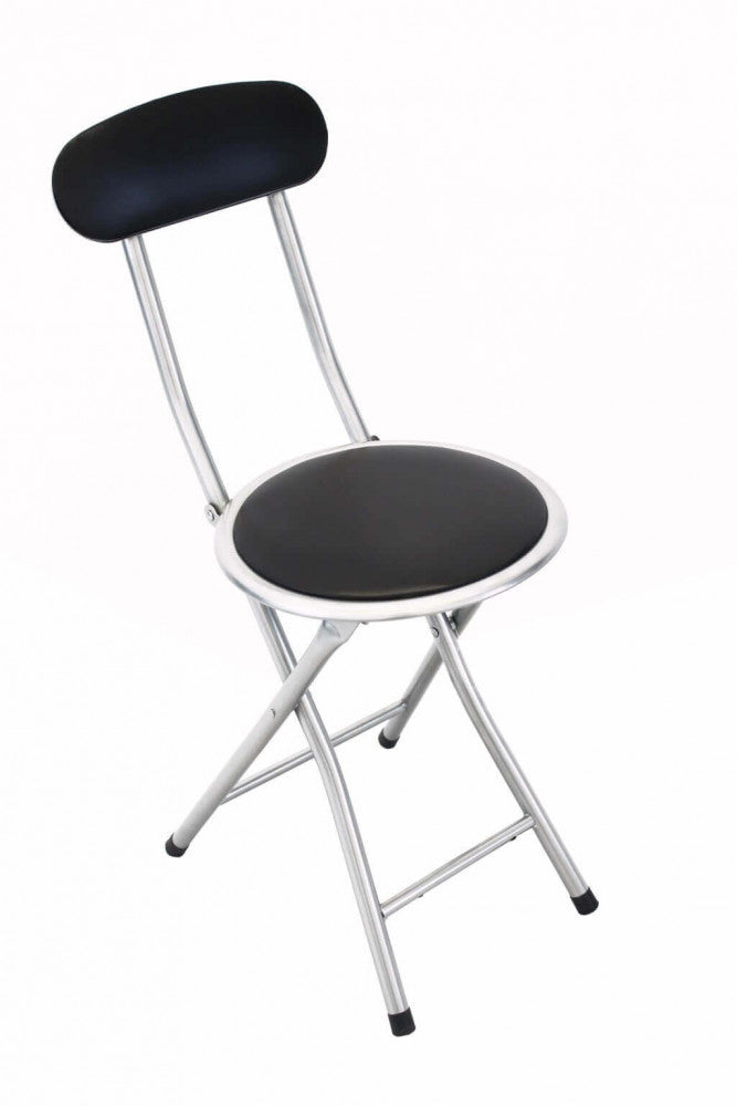 Sgabello slim con schienale