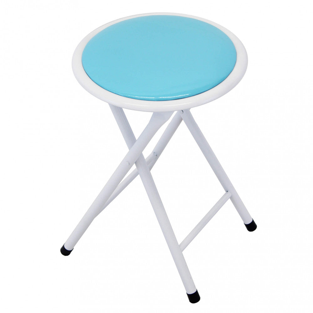 Sgabello slim blu color 637