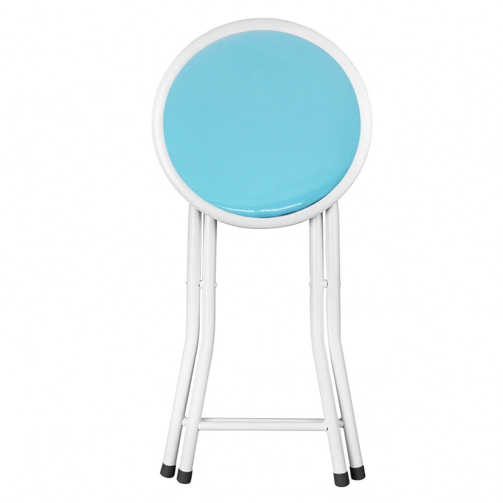 Sgabello slim blu color 637