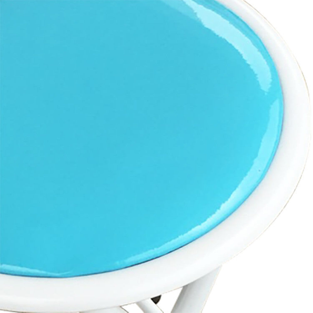 Sgabello slim blu color 637