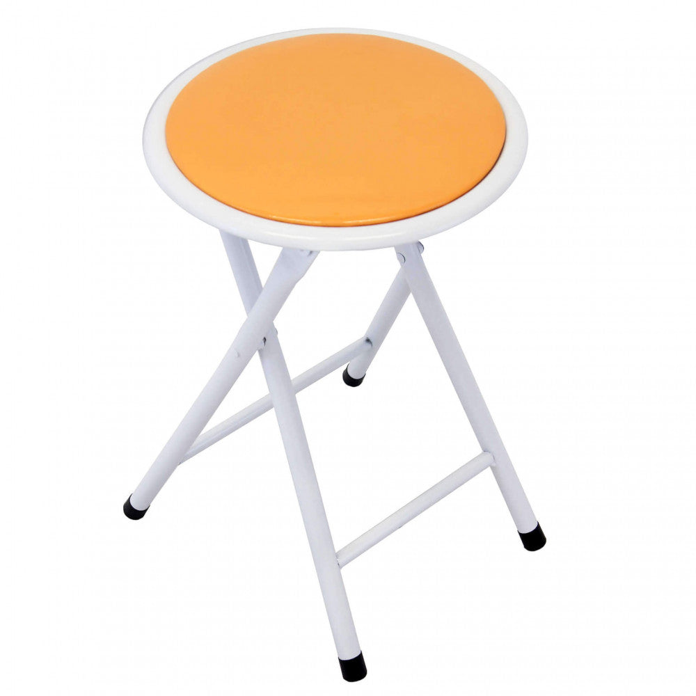 Slim stool orange color 157