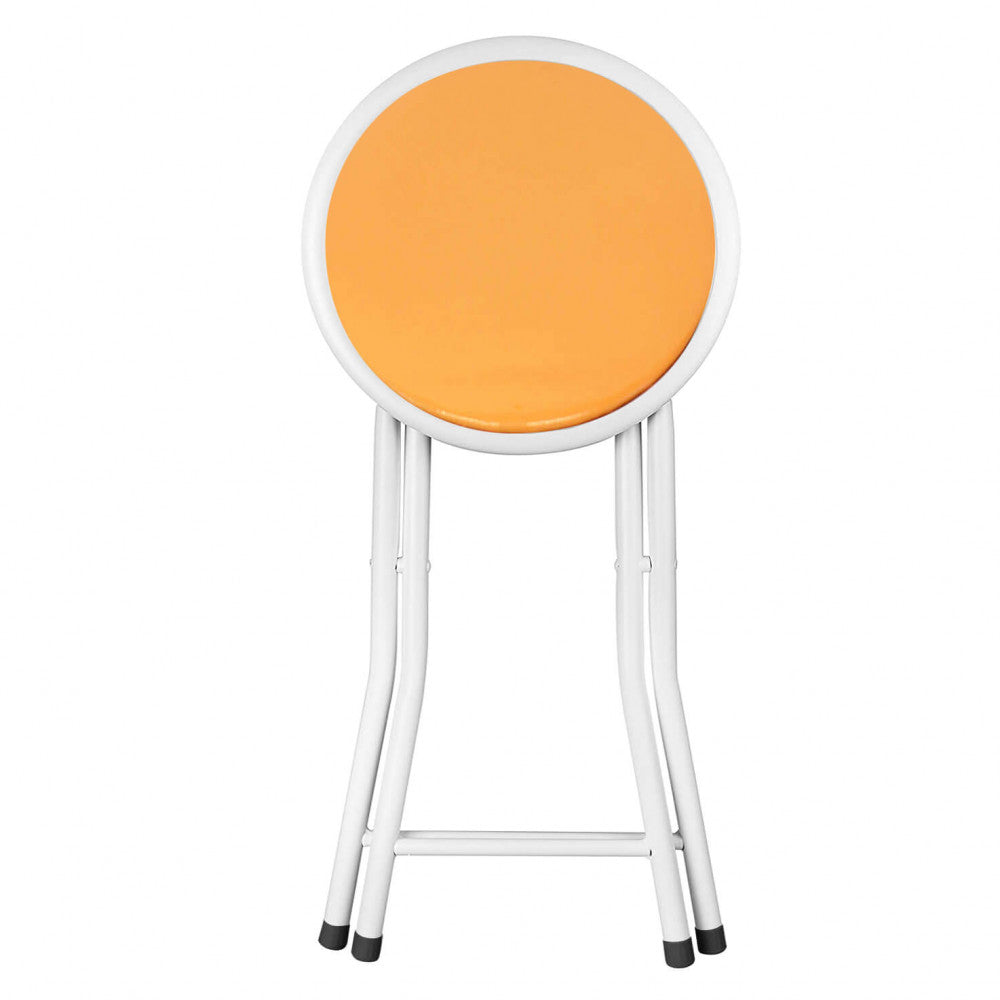 Slim stool orange color 157