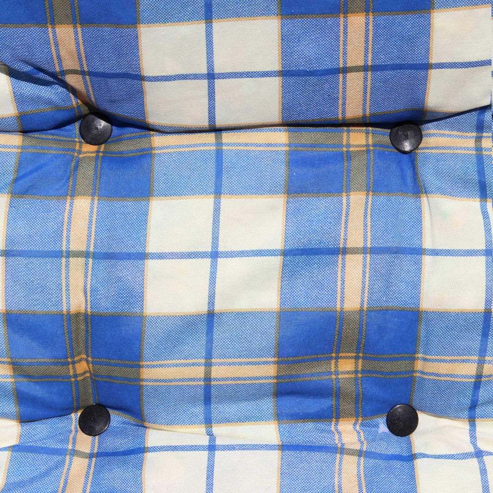 Poltrona 3 posizioni relax miele c/cuscino