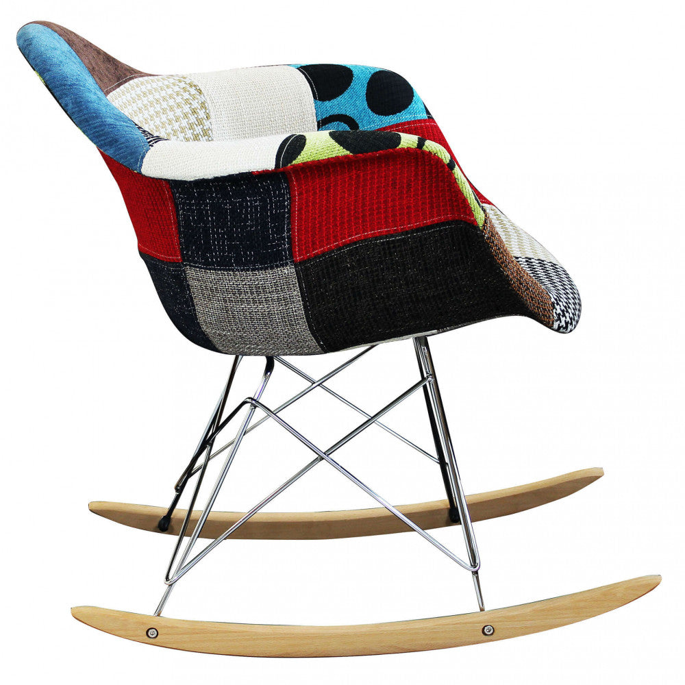 Poltrona dondolo moritz patchwork