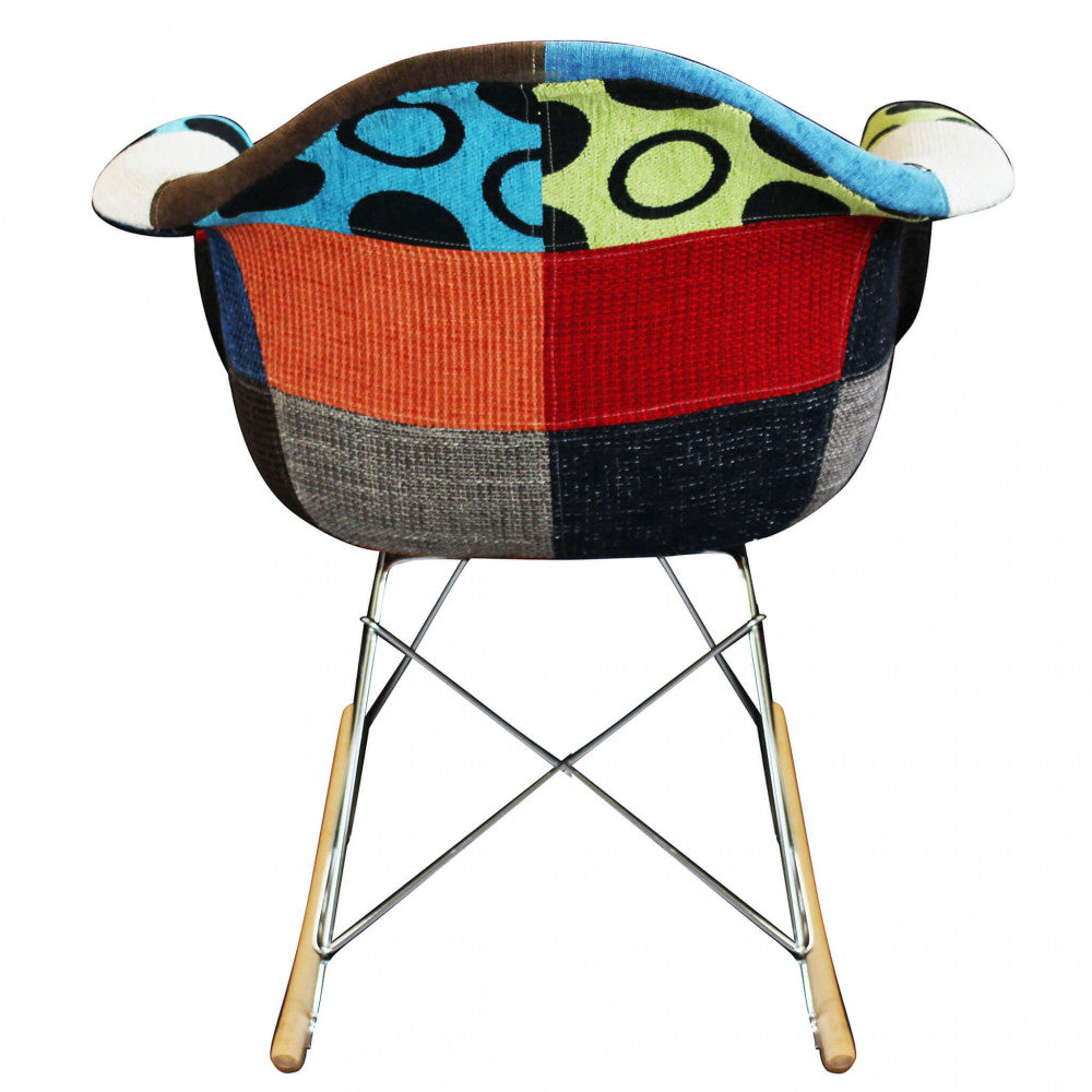 Poltrona dondolo moritz patchwork