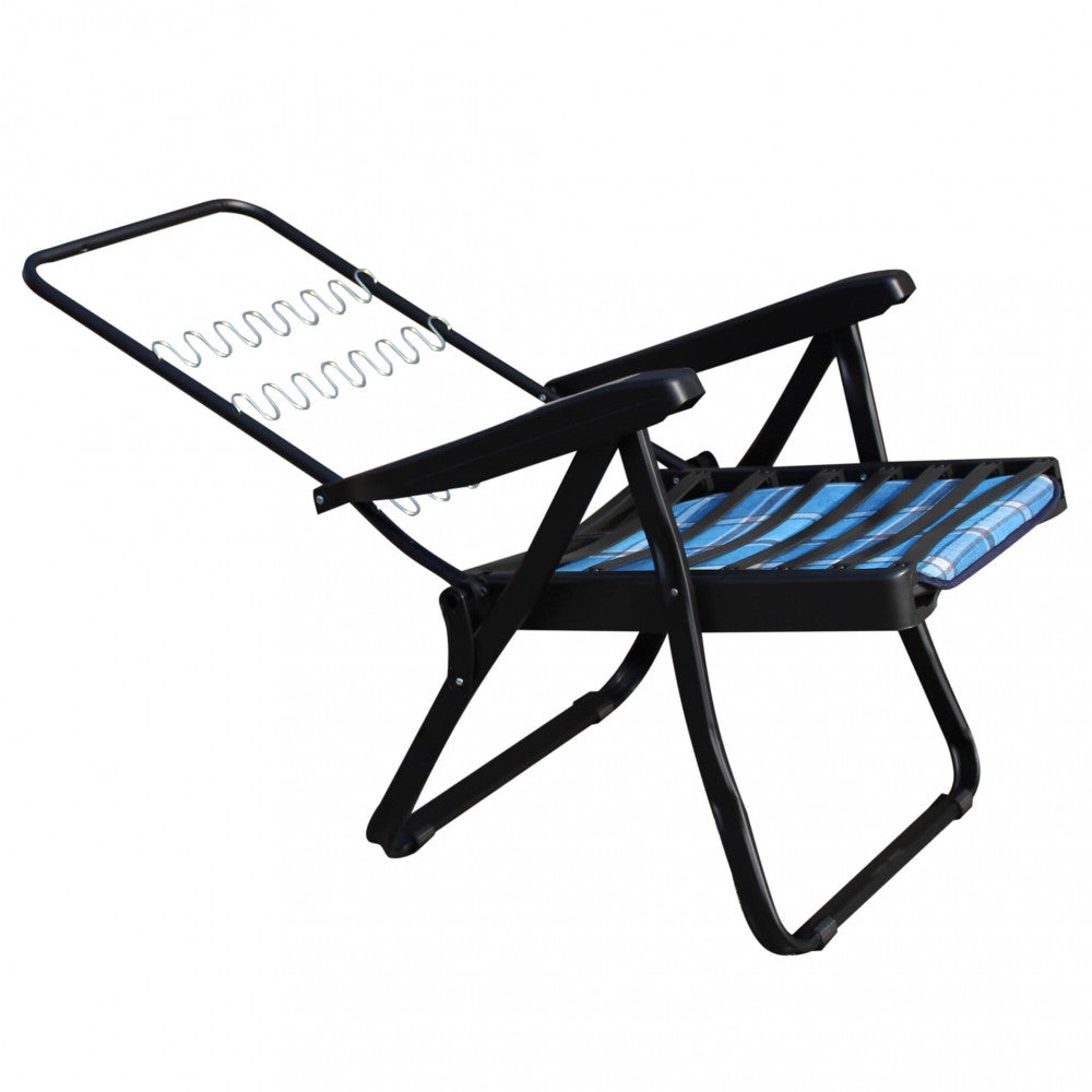 Sdraio cipro modello carrello blu e verde scozzese