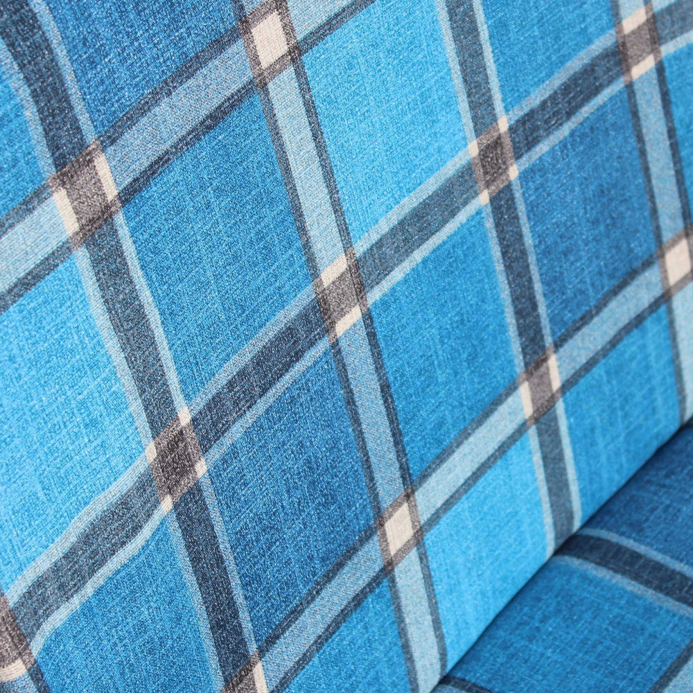 Sdraio cipro modello carrello blu e verde scozzese