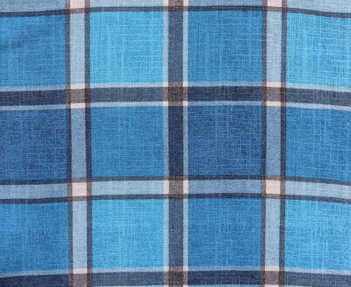 Sdraio cipro modello carrello blu e verde scozzese