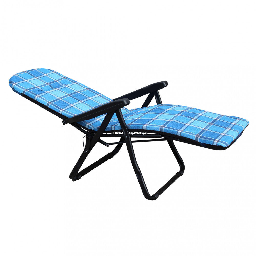 Sdraio cipro modello automatico blu e verde scozzese