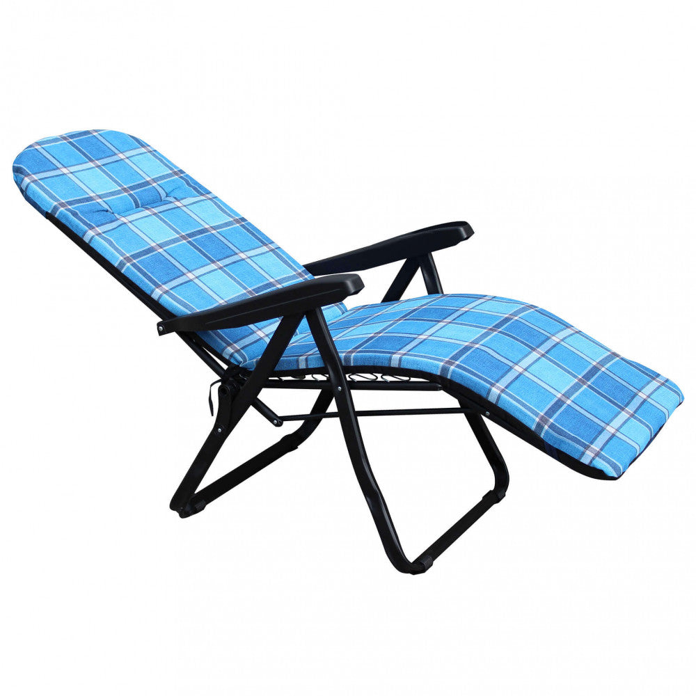 Sdraio cipro modello automatico blu e verde scozzese