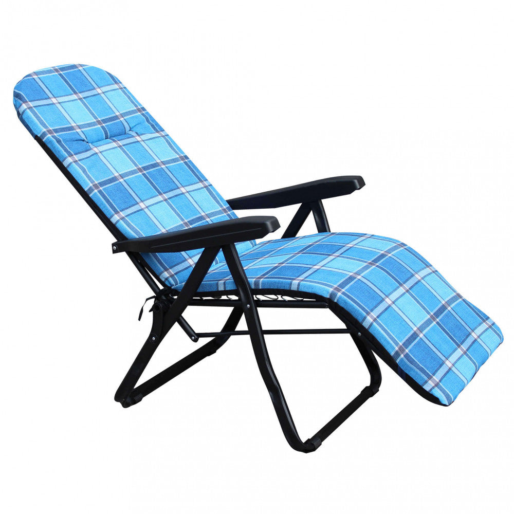 Sdraio cipro modello automatico blu e verde scozzese