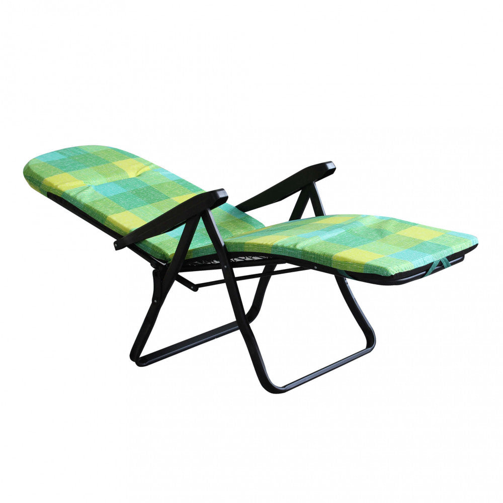 Sdraio cipro modello automatico verde e giallo scozzese
