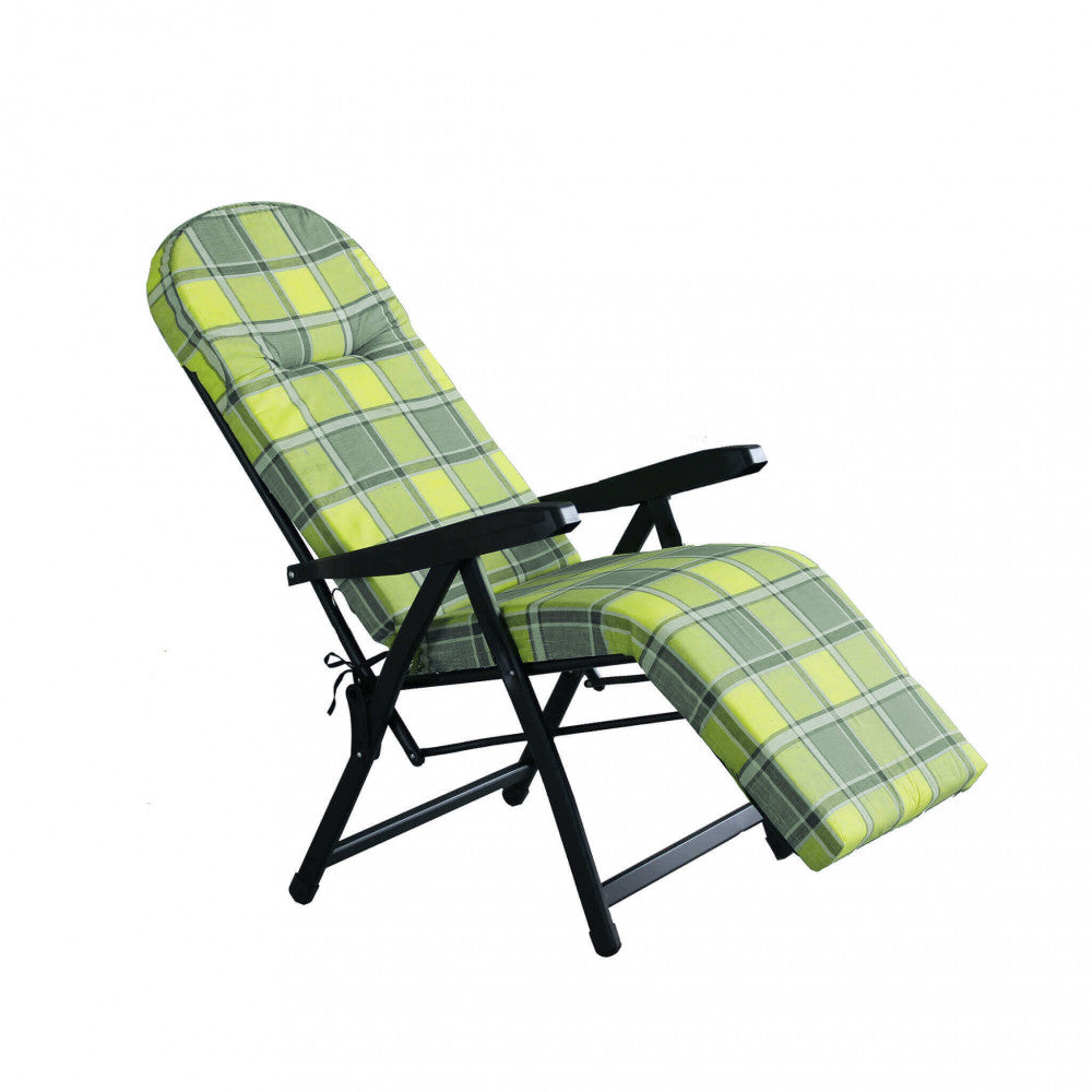 Sdraio rodi modello automatico verde e grigio scozzese