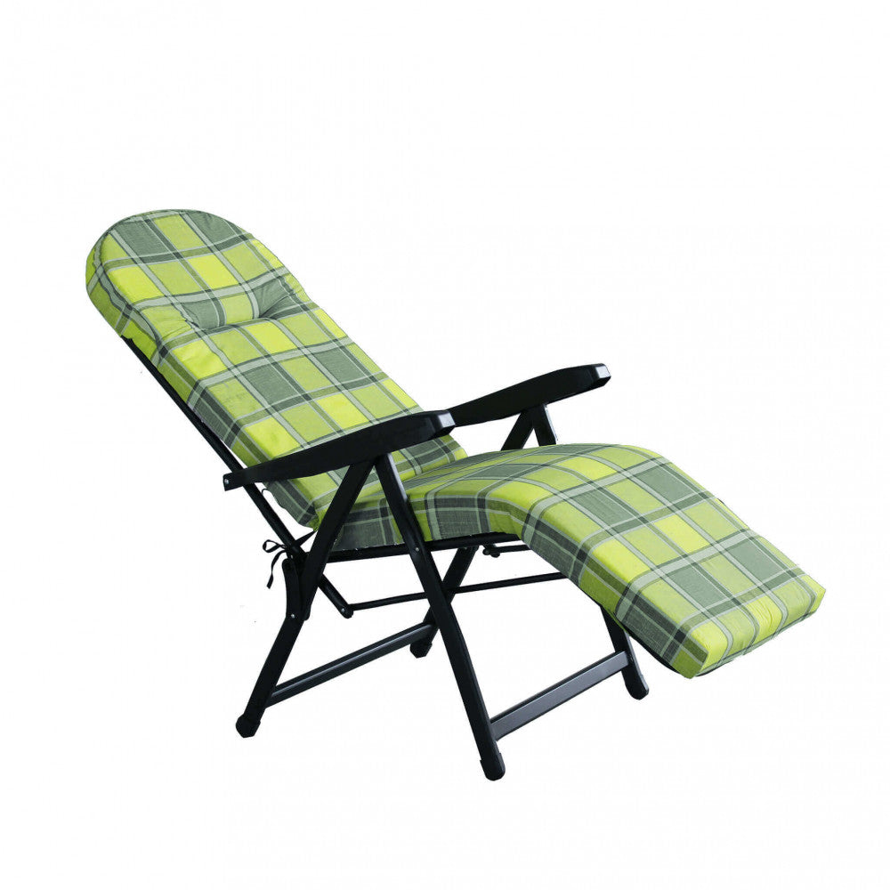 Sdraio rodi modello automatico verde e grigio scozzese