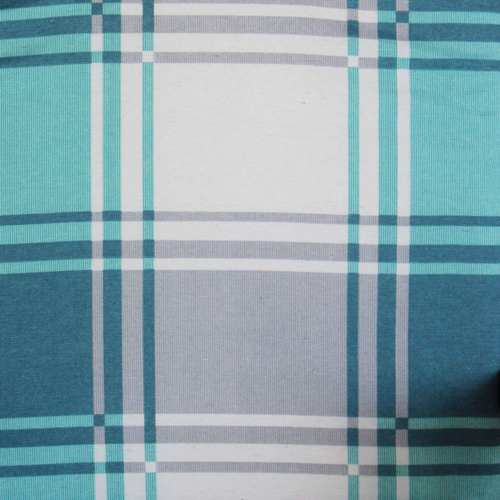 Sdraio haiti modello carrello grigio e azzurro scozzese