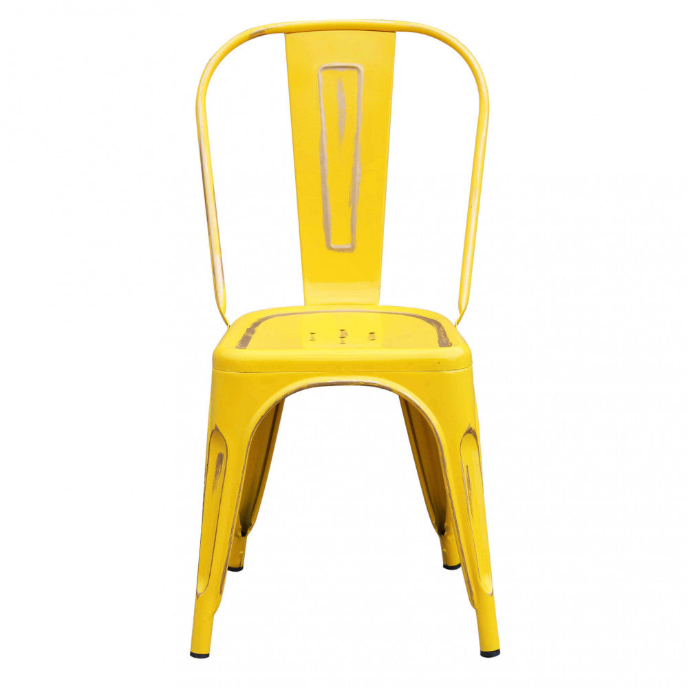Sedia lola giallo antico